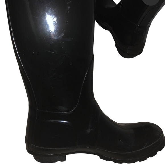 𝅺HUNTER Tall High Gloss Boots | US 7 - Picture 4 of 16